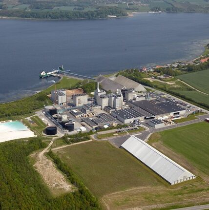 Nobian salt producing factory in Mariager, Denmark
