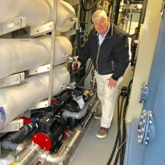 My third generation of a SaltPower system developing 10 kW of electric power.