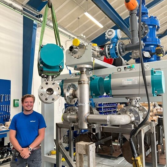 Part of the pump and generator module.